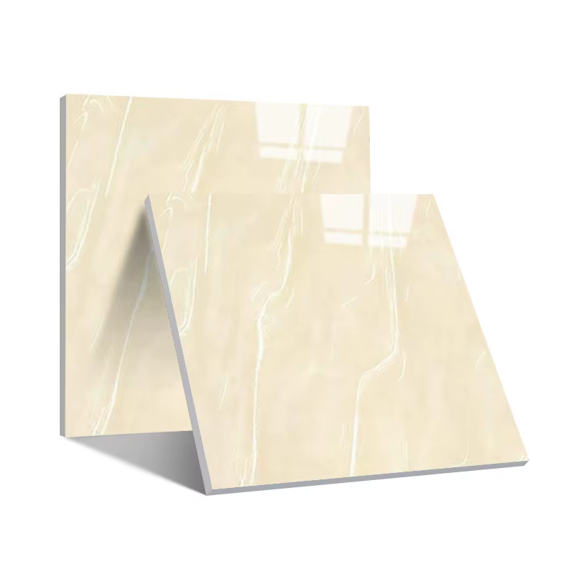 Polished glazed tiles
